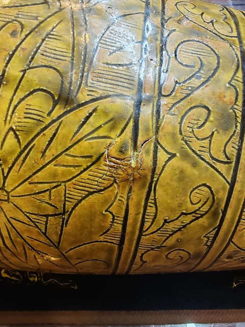 古玩陶瓷磁州窯刻花梅瓶真品鑒賞圖