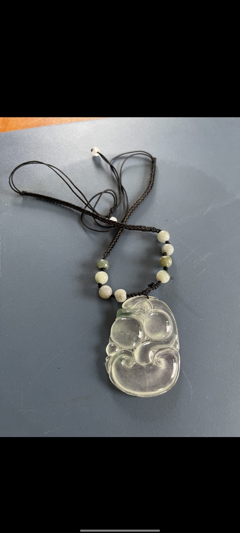 古玩玉器天然翡翠“如意龍佩”真品鑒賞圖