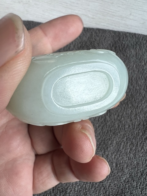 古玩玉器和田玉鼻煙壺真品鑒賞圖