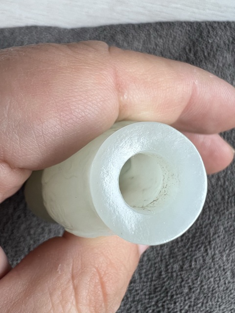 古玩玉器和田玉鼻煙壺真品鑒賞圖