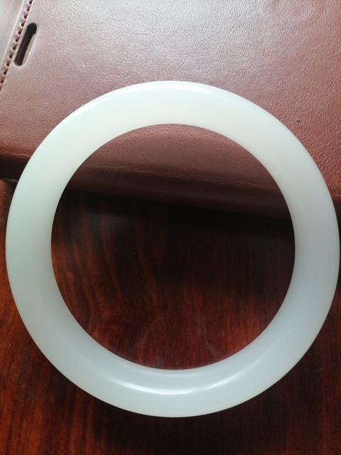 古玩玉器乳化玻璃手鐲真品鑒賞圖