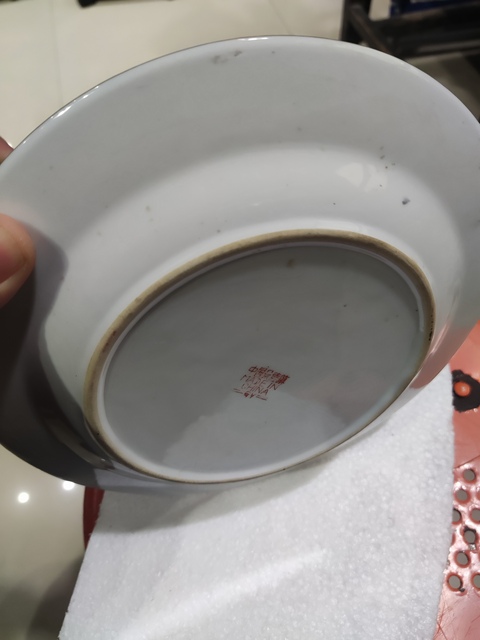 古玩陶瓷出口創匯期嬰戲紋盤真品鑒賞圖