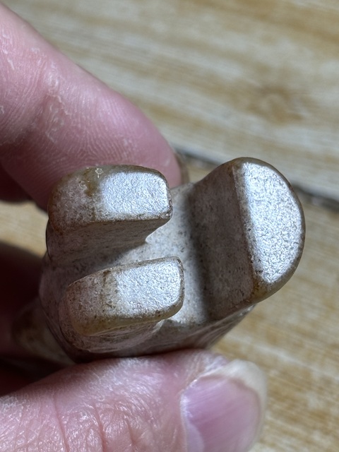 古玩玉器做舊仿商代“玉鳳鳥”真品鑒賞圖