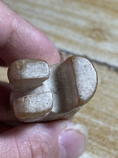 古玩玉器做舊仿商代“玉鳳鳥”真品鑒賞圖