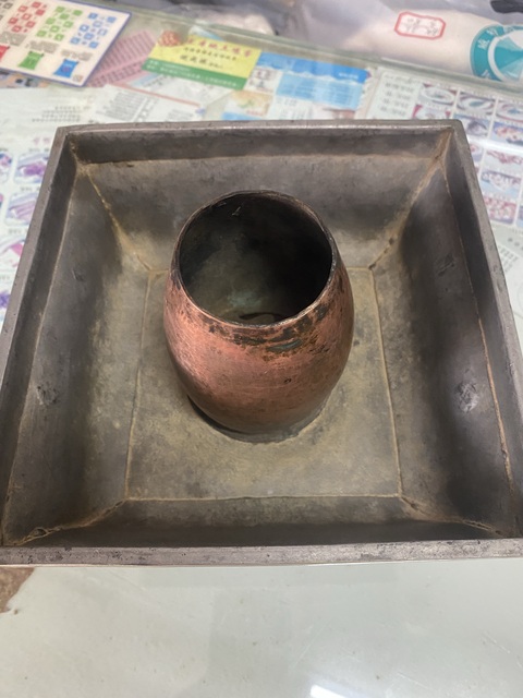 古玩雜項錫鍋真品鑒賞圖