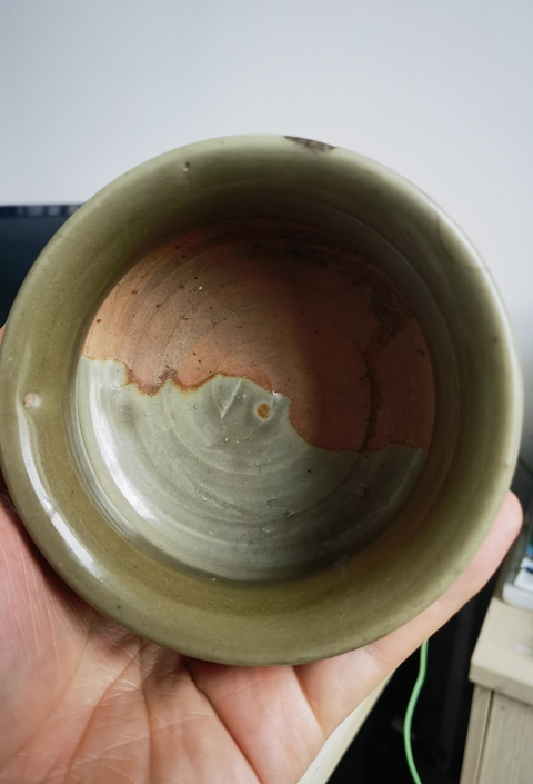 古玩陶瓷龍泉青瓷鬲式爐真品鑒賞圖