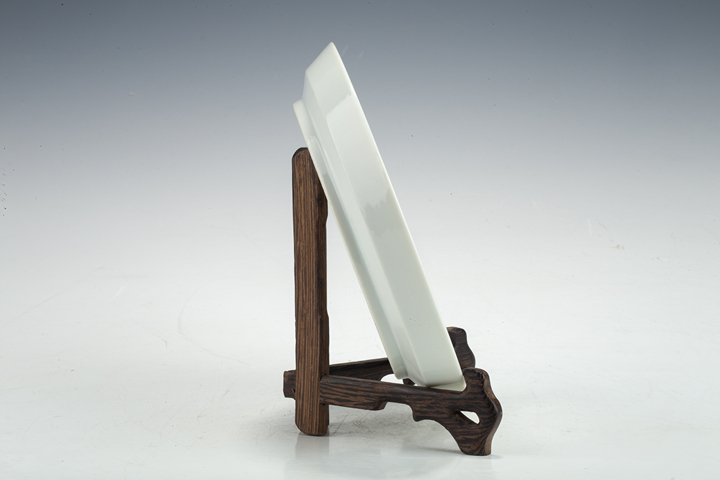 古玩陶瓷清晚·青花詩(shī)文洗真品鑒賞圖