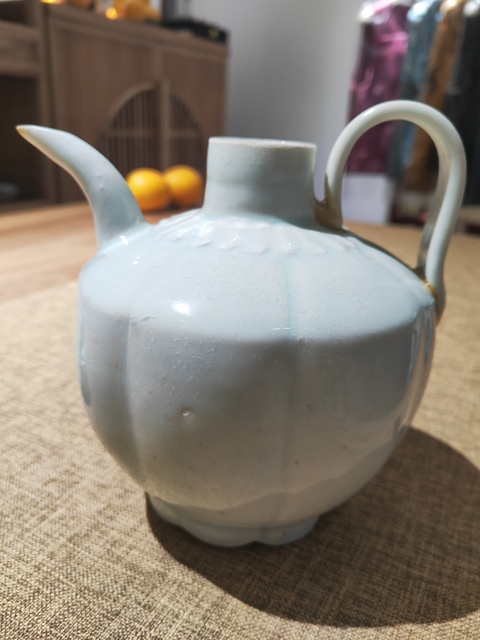 古玩陶瓷湖田窯青白釉執(zhí)壺真品鑒賞圖