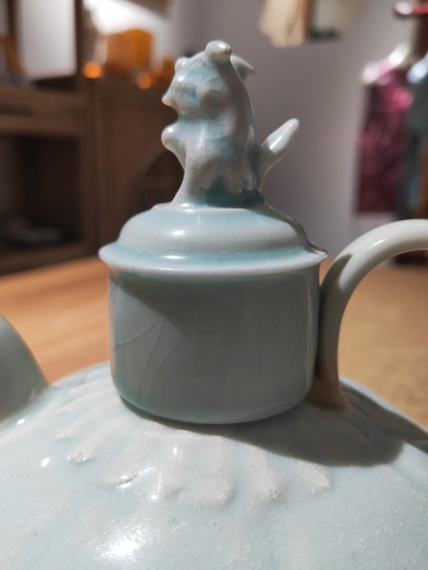 古玩陶瓷湖田窯青白釉執(zhí)壺真品鑒賞圖