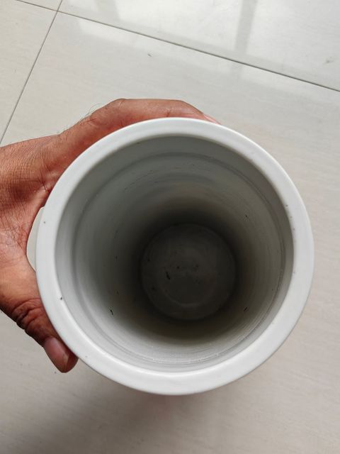 古玩陶瓷民國(guó)粉彩人物故事帽筒真品鑒賞圖