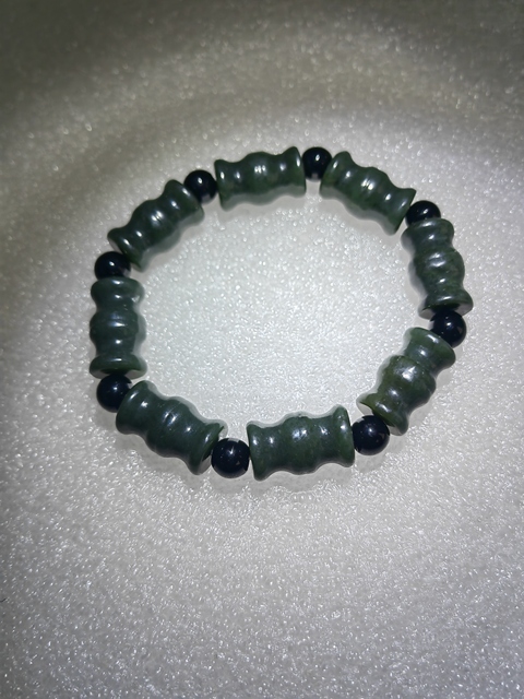 古玩玉器和田玉手串真品鑒賞圖