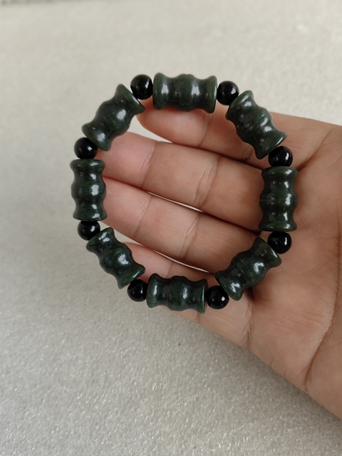 古玩玉器和田玉手串真品鑒賞圖