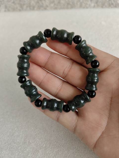 古玩玉器和田玉手串真品鑒賞圖