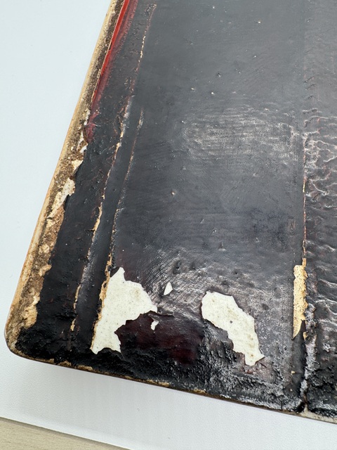 古玩陶瓷青花山水人物紋茶盤真品鑒賞圖