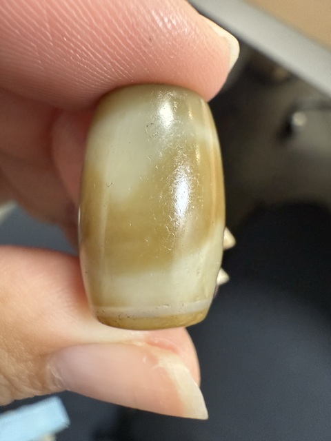 古玩雜項虎牙天珠真品鑒賞圖