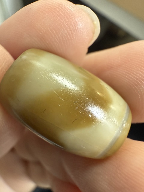 古玩雜項虎牙天珠真品鑒賞圖