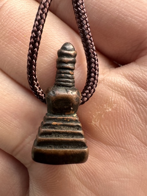 古玩銅器銅佛塔真品鑒賞圖