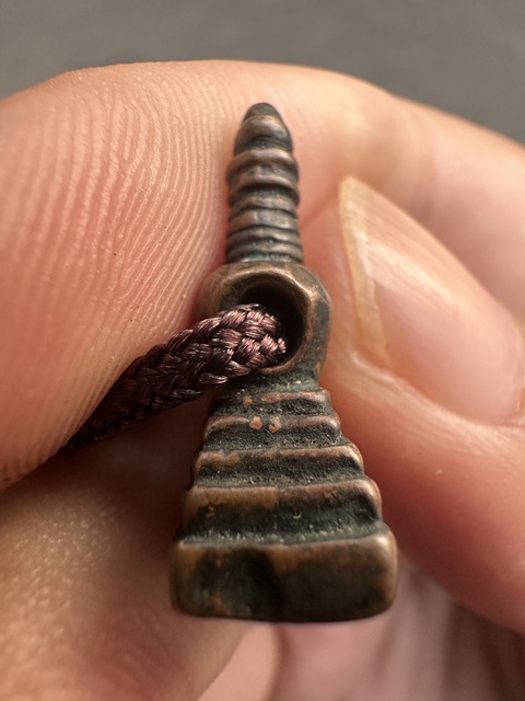 古玩銅器銅佛塔真品鑒賞圖