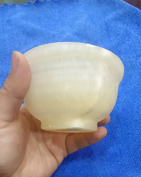 古玩玉器阿富汗玉碗真品鑒賞圖