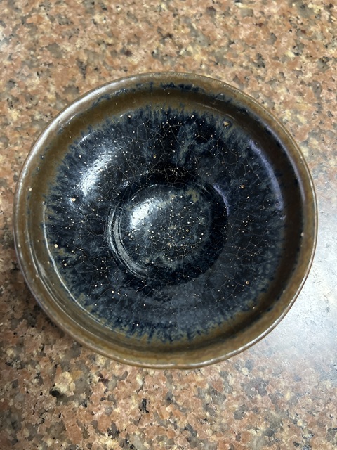 古玩陶瓷黑褐釉盞真品鑒賞圖