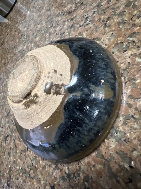 古玩陶瓷黑褐釉盞真品鑒賞圖