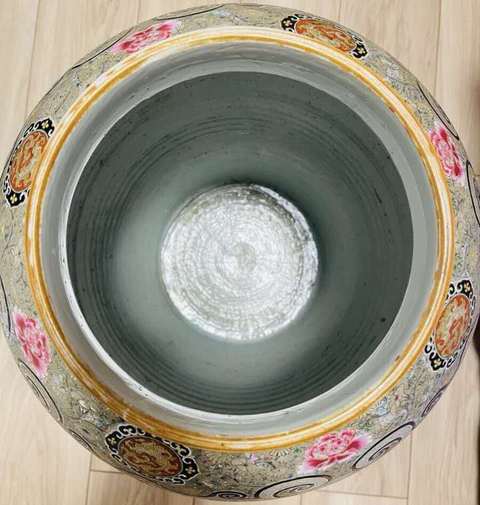 古玩陶瓷人物紋粉彩將軍罐真品鑒賞圖