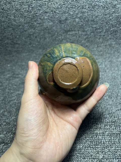 古玩陶瓷建窯兔毫兜口盞真品鑒賞圖