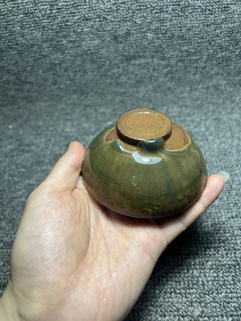 古玩陶瓷建窯兔毫兜口盞真品鑒賞圖