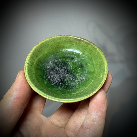 古玩陶瓷綠釉真品鑒賞圖