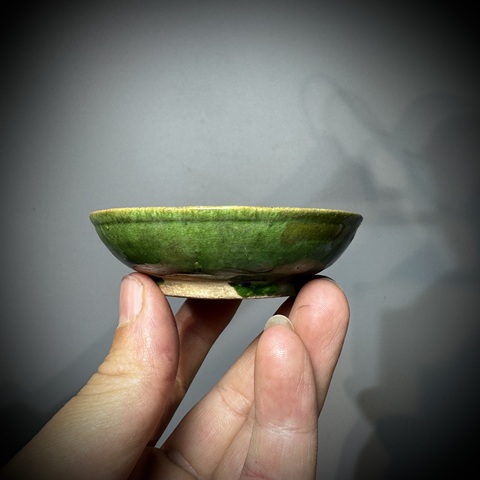 古玩陶瓷綠釉真品鑒賞圖