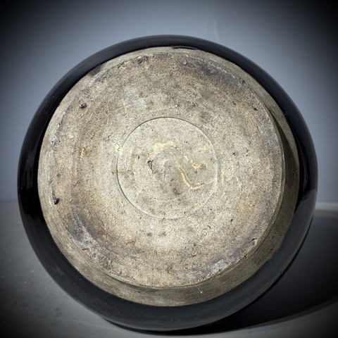 古玩陶瓷元明，磁州窯葫蘆瓶拍賣，當(dāng)前價(jià)格1800元