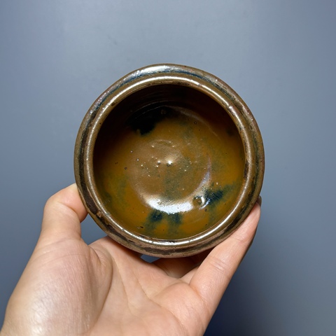 古玩陶瓷窯變茶盞真品鑒賞圖