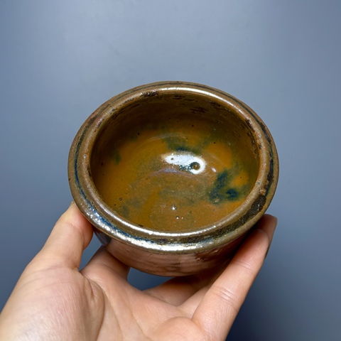 古玩陶瓷窯變茶盞真品鑒賞圖