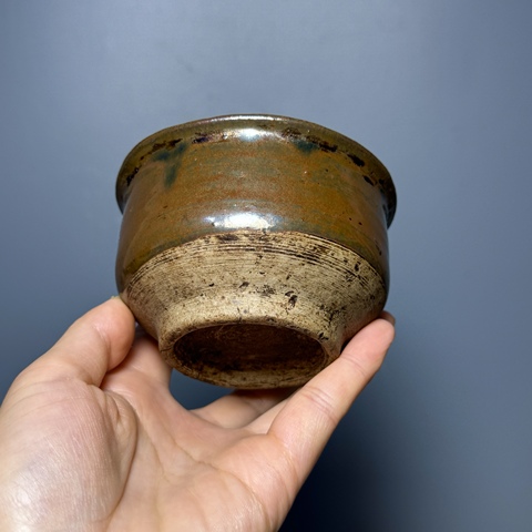 古玩陶瓷窯變茶盞真品鑒賞圖