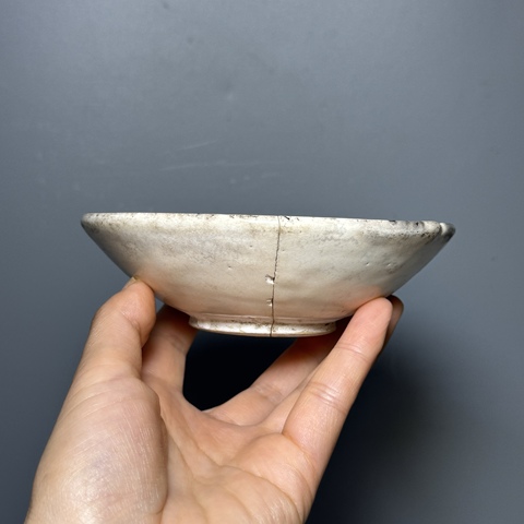 古玩陶瓷五代，耀州窯茶盞拍賣，當前價格188元