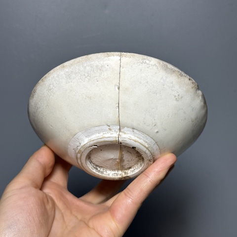 古玩陶瓷五代，耀州窯茶盞拍賣，當前價格188元