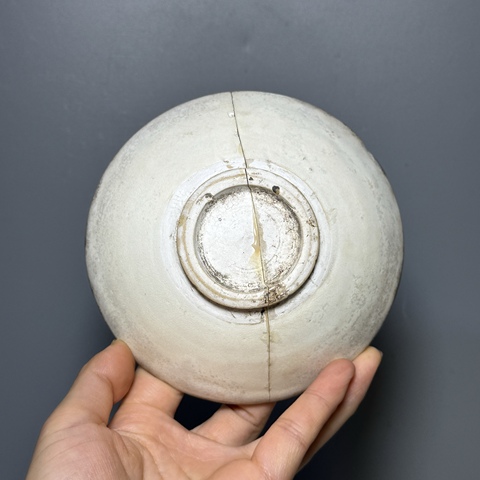 古玩陶瓷五代，耀州窯茶盞拍賣，當前價格188元