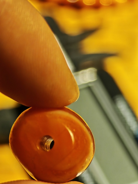 古玩玉器老瑪瑙珠真品鑒賞圖