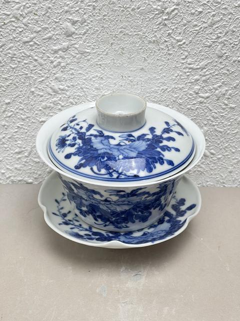古玩陶瓷青花茶碗真品鑒賞圖
