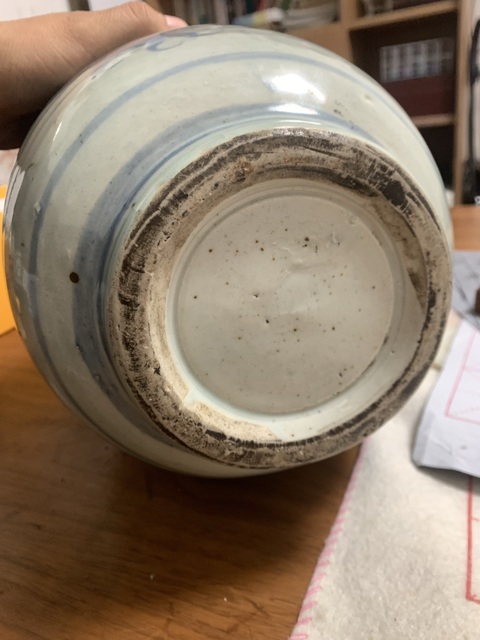 古玩陶瓷四系青花壺真品鑒賞圖