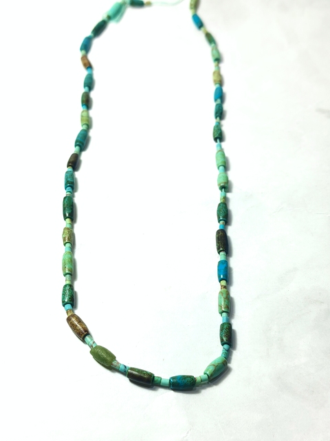 古玩玉器漢 代 綠松石珠串拍賣,當前價格389元