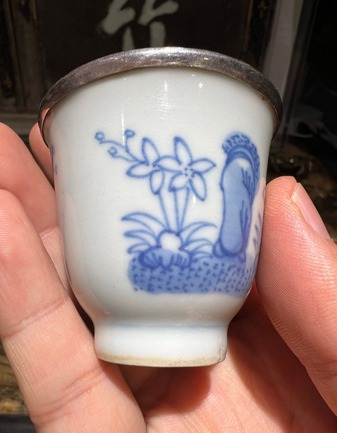 古玩陶瓷創匯 青花杯子真品鑒賞圖