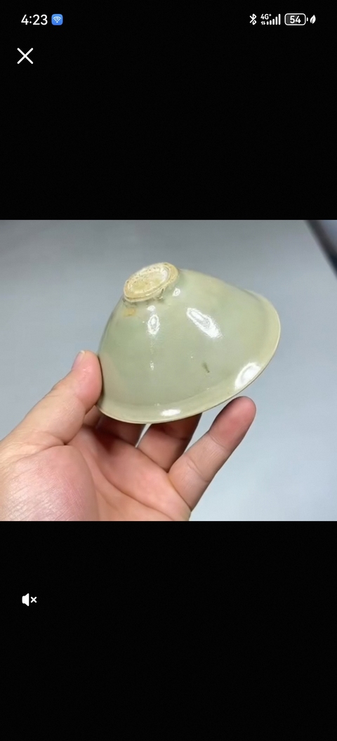 古玩陶瓷青釉盞真品鑒賞圖