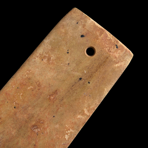 古玩玉器仿古做舊玉圭型件真品鑒賞圖