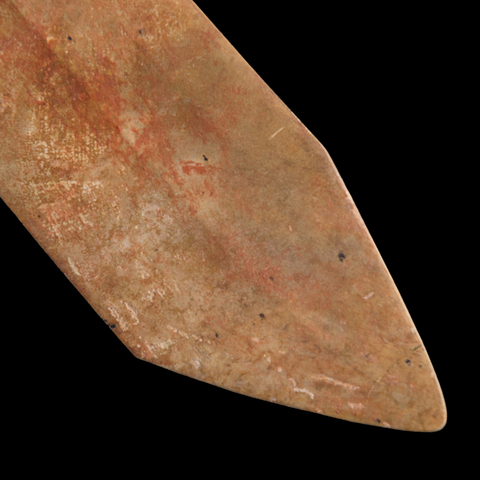 古玩玉器仿古做舊玉圭型件真品鑒賞圖