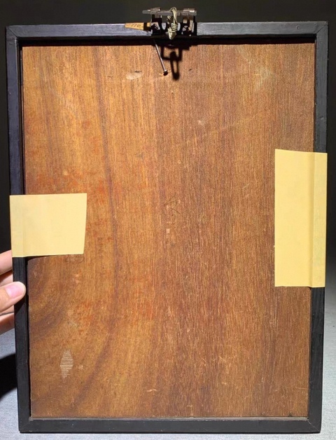 古玩陶瓷三娘教子圖瓷板畫真品鑒賞圖