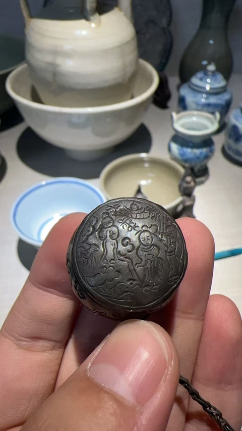 古玩雜項(xiàng)元末明初真品鑒賞圖