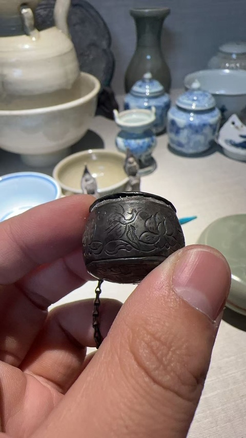 古玩雜項(xiàng)元末明初真品鑒賞圖