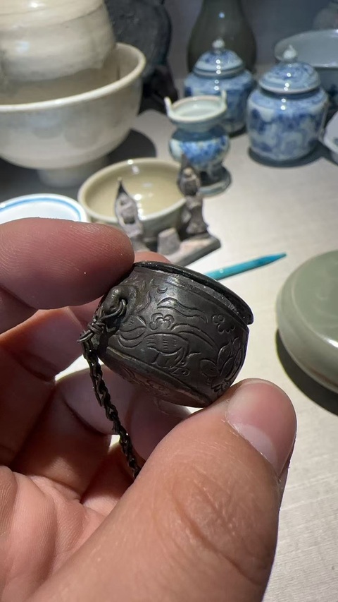 古玩雜項(xiàng)元末明初真品鑒賞圖