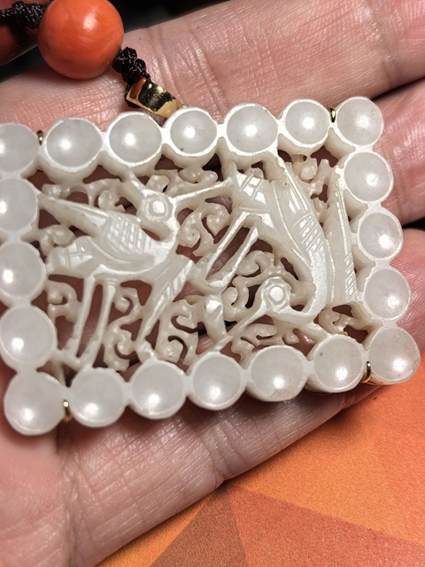 古玩玉器和田玉雕“連珠紋佩”真品鑒賞圖